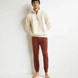 Conjunto de pantalón de pijama para hombre Burdeos Dim
