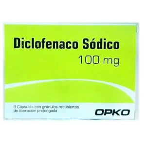 Diclofenaco Cápsulas de Liberación Prolongada 100mg