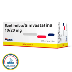 Ezetimiba/Simvastatina Comprimidos 10/20 Producto Cenabast