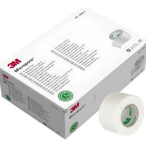 Cinta Adhesiva Micropore Papel Blanca 2.5cm