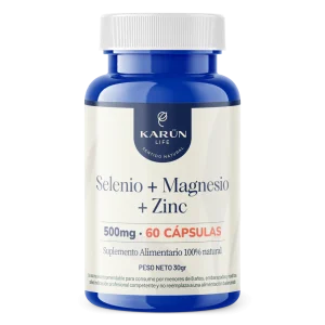 Selenio + Magnesio + Zinc Cápsulas