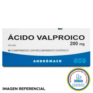 Ácido Valproico Comprimidos con Recubrimiento Entérico 200mg Producto Cenabast
