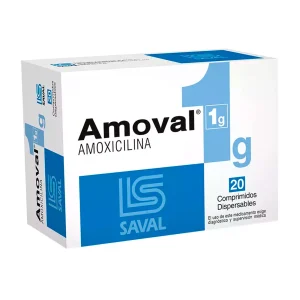 Amoval 1g Comprimidos Dispersables