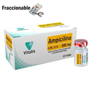 Ampicilina Inyectable 500mg x 1 Ampolla