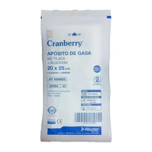 Gasa Apósito No Tejida Algodón  20 x 25 cm