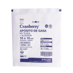 Gasa Apósito Algodón  10 x 10 cm