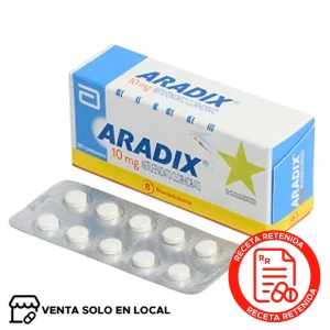 Aradix Comprimidos 10mg (disponible solo para venta presencial)