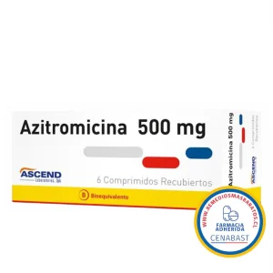 Azitromicina comprimidos 500mg Producto Cenabast