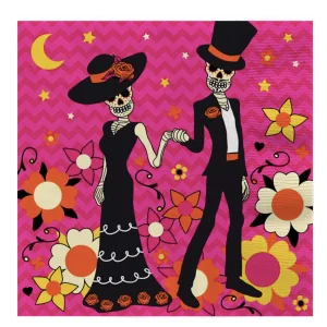 Braun Company Servilleta Mesa Triple Hoja Pareja Halloween 20 unid