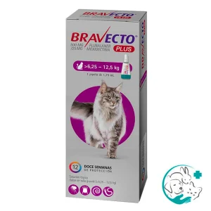 Bravecto Plus Gato 6,25 - 12,5 kg