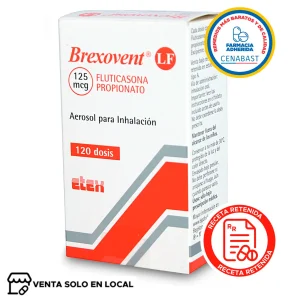 Brexovent LF Aerosol para Inhalación 125mcg Producto Cenabast (disponible solo para venta presencial)