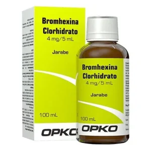 Bromhexina Jarabe 4mg/5ml.