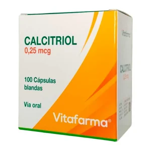 Calcitriol Cápsulas Blandas 0,25mcg