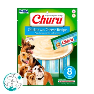 Churu Perro Sabor Pollo con Queso - 8 unidades