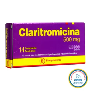 Claritromicina Comprimidos Recubiertos 500mg Producto Cenabast