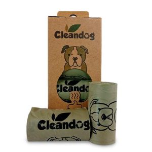 Cleandog Bolsas biodegradables para desecho de perro 120 unid