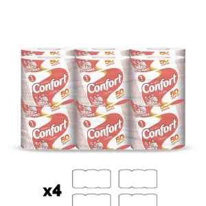 Confort Papel Higiénico Fajilla Una Hoja 50 metros 1 MANGA