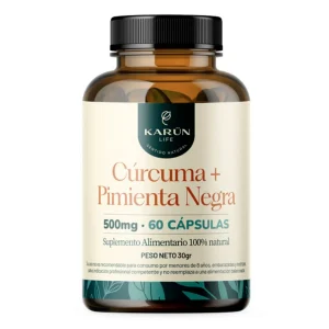Cúrcuma + Pimienta Negra Cápsulas