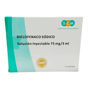 Diclofenaco Solución Inyectable 75mg/3mL
