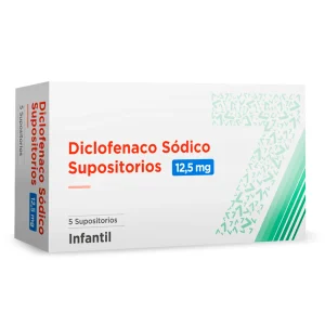 Diclofenaco Supositorios infantil 12,5mg