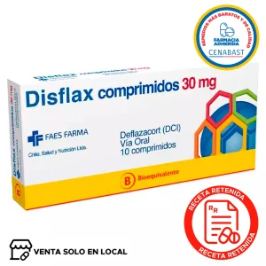 Disflax Comprimidos 30mg Producto Cenabast (disponible solo para venta presencial)
