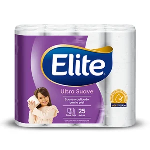 Elite Papel Higiénico Doble Hoja 25 metros 24 rollos