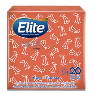 Elite Servilleta Mesa Fiestas Patrias Copihues 20 unid