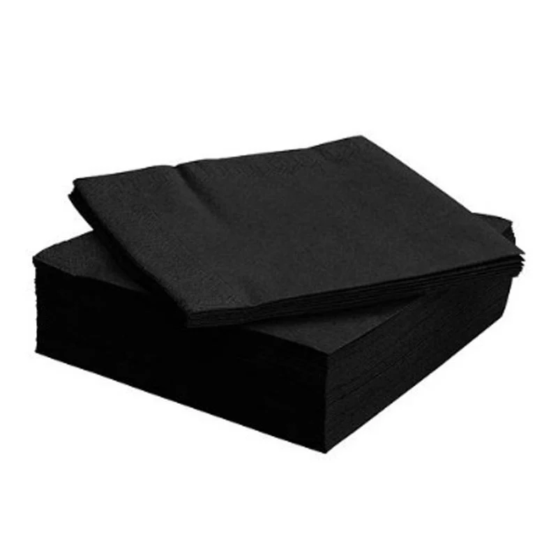 Joker Servilleta 40 x 40 cms Color Negro 50 unid - Imagen 2