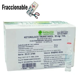 Ketorolaco Solución Inyectable 30mg x 1 Ampolla
