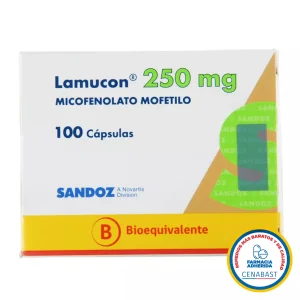 Lamucon Cápsulas 250mg Producto Cenabast