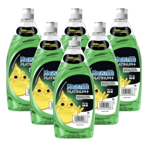 Magistral Lavaloza Platinum Verde Limón 6 x 500 cc