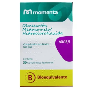 Olmesartán/Hidroclorotiazida Comprimidos Recubiertos 40/12,5