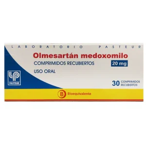 Olmesartán Comprimidos Recubiertos 20mg