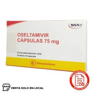 Oseltamivir Cápsulas 75mg Producto Cenabast (disponible solo para venta presencial)