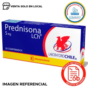 Prednisona Comprimidos 5mg Producto Cenabast (disponible solo para venta presencial)