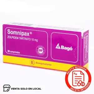 Somnipax Comprimidos 10mg (disponible solo para venta presencial)