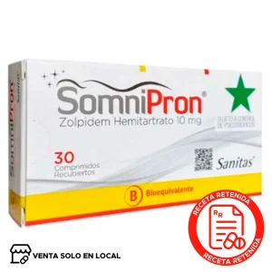 Somnipron Comprimidos Recubiertos 10mg (disponible solo para venta presencial)