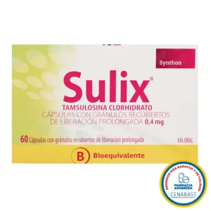 Sulix Cápsulas con Gránulos Recubiertos de Liberación Prolongada Producto Cenabast