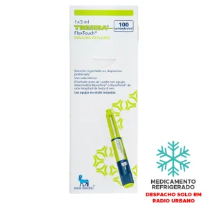 Tresiba Solución Inyectable en Lápiz 100 UI/ml