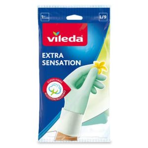 Vileda Guante Extra Sensation Talla L 1 par