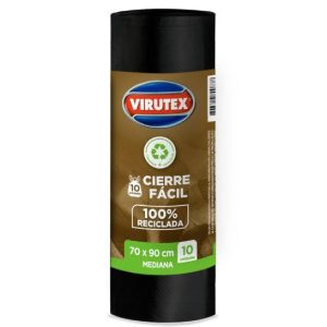Virutex Bolsa Cierra Facil Mediana 70 x 90 cm 10 unid