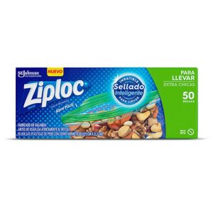 Ziploc Bolsa Hermetica Snack Extra Chica 50 unid